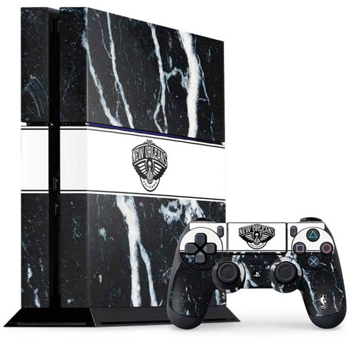 NBA New Orleans Pelicans Marble PlayStation PS4 Skins
