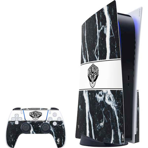 NBA New Orleans Pelicans Marble PlayStation PS5 Skins