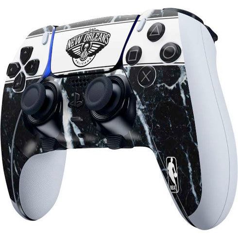 NBA New Orleans Pelicans Marble PS5 DualSense Edge Pro Controller Skin