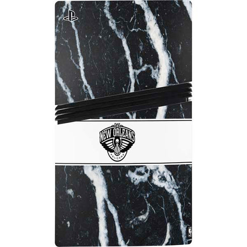 NBA New Orleans Pelicans Marble PS5 Pro Console Skin