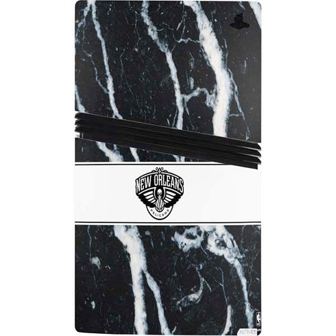 NBA New Orleans Pelicans Marble PS5 Pro Console Skin