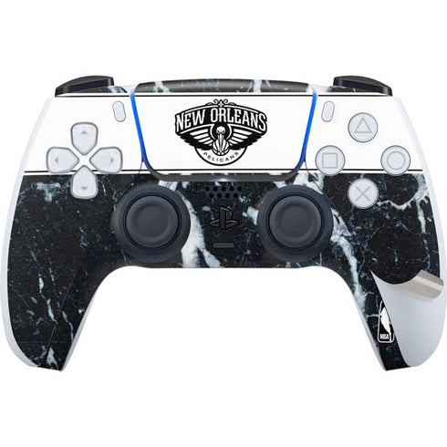 NBA New Orleans Pelicans Marble PS5 Pro Disk Bundle Skin