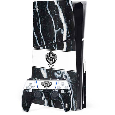 NBA New Orleans Pelicans Marble PlayStation PS5 Skins
