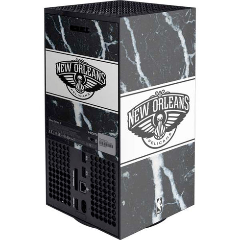 NBA New Orleans Pelicans Marble XBox Series X Digital Edition Console Skin
