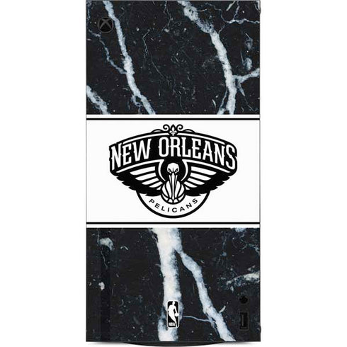 NBA New Orleans Pelicans Marble XBox Series X Digital Edition Console Skin