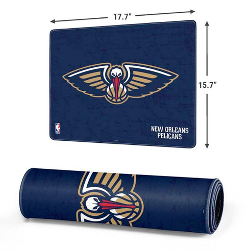 NBA New Orleans Pelicans Distressed Gaming Mouse Pad