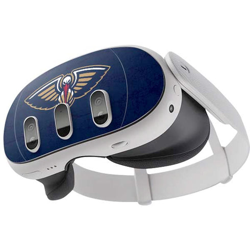 NBA New Orleans Pelicans Distressed Meta Quest 3 Skin