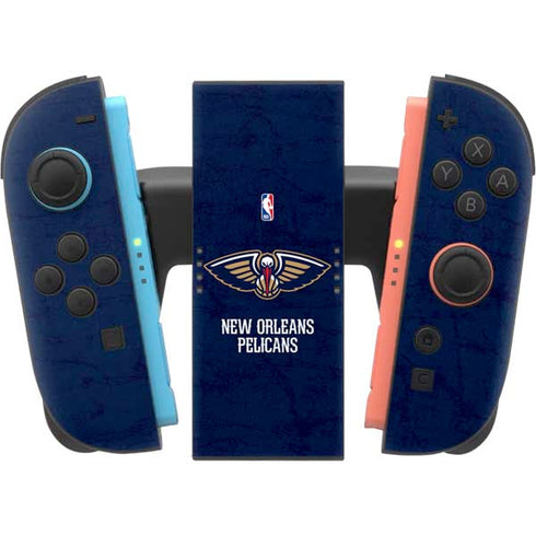 NBA New Orleans Pelicans Distressed Nintendo Switch 2 (2025) Joy-Con Controller Skin