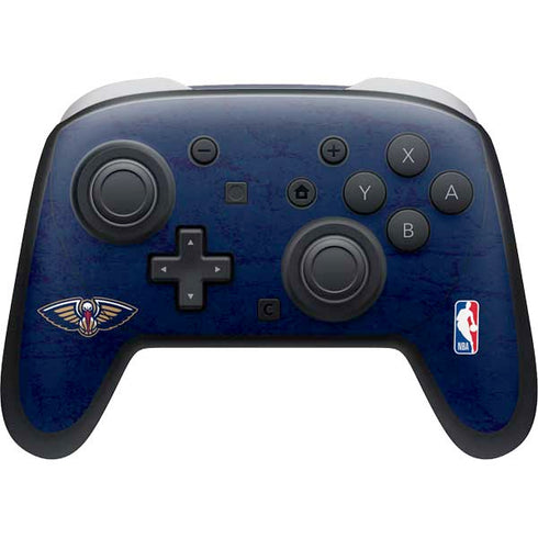 NBA New Orleans Pelicans Distressed Nintendo Switch 2 (2025) Pro Controller Skin