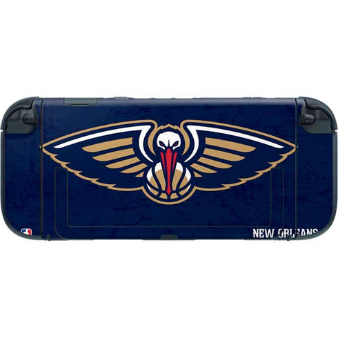 NBA New Orleans Pelicans Distressed Nintendo Switch 2 (2025) with Joy-Con Skin
