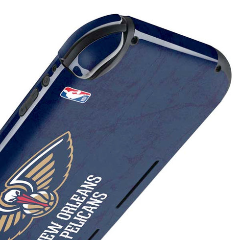 NBA New Orleans Pelicans Distressed Nintendo Switch Lite Skin