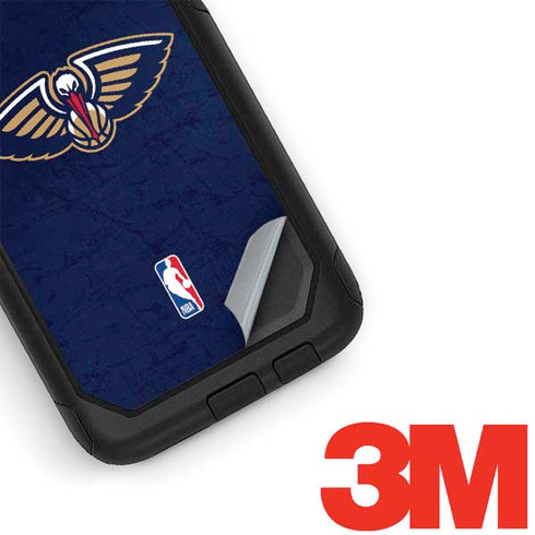 NBA New Orleans Pelicans Distressed Otterbox Commuter Galaxy Skin