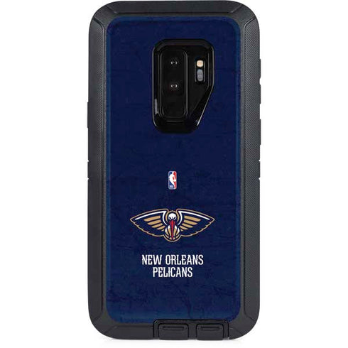NBA New Orleans Pelicans Distressed Otterbox Defender Galaxy Skin