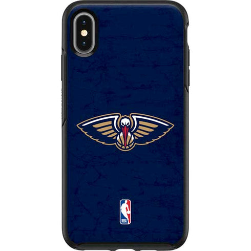 NBA New Orleans Pelicans Distressed Otterbox Symmetry iPhone Skin