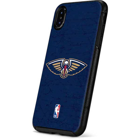 NBA New Orleans Pelicans Distressed Otterbox Symmetry iPhone Skin