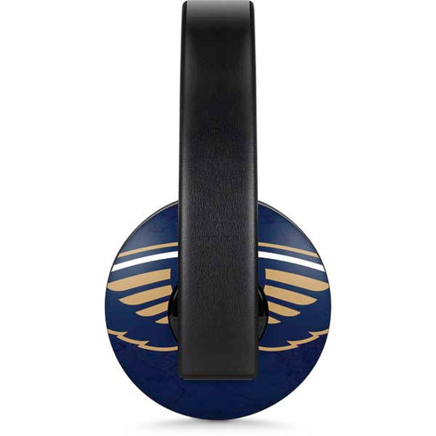NBA New Orleans Pelicans Distressed PlayStation 4 Gold Wireless Headset Skin