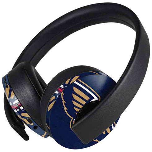 NBA New Orleans Pelicans Distressed PlayStation 4 Gold Wireless Headset Skin