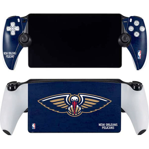 NBA New Orleans Pelicans Distressed PlayStation Portal Remote Player Skin