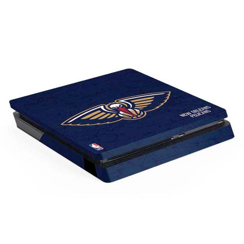 NBA New Orleans Pelicans Distressed PlayStation PS4 Skins