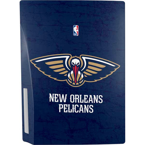 NBA New Orleans Pelicans Distressed PS5 Bundle Skin