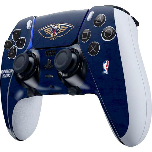 NBA New Orleans Pelicans Distressed PS5 DualSense Edge Pro Controller Skin