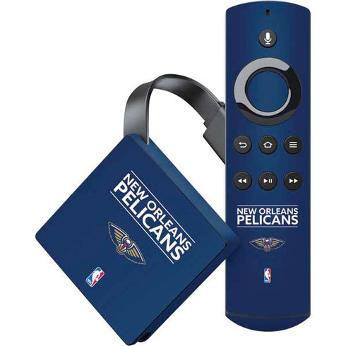 NBA New Orleans Pelicans Standard - Blue Amazon Fire TV Skin