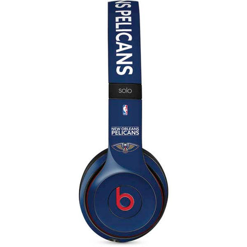 NBA New Orleans Pelicans Standard - Blue Beats Solo 2 Wireless Skin