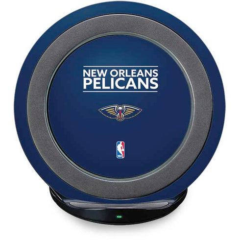 NBA New Orleans Pelicans Standard - Blue Fast Charge Wireless Charging Stand Skin
