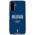 NBA New Orleans Pelicans Standard - Blue Galaxy A36 5G Clear Case