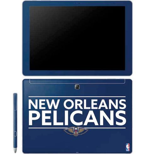 NBA New Orleans Pelicans Standard - Blue Galaxy Book 12in Skin