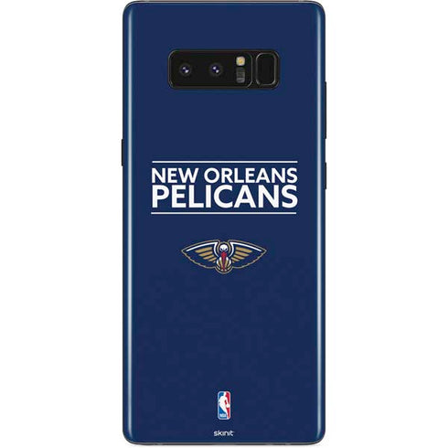 NBA New Orleans Pelicans Standard - Blue Galaxy Note 8 Skin