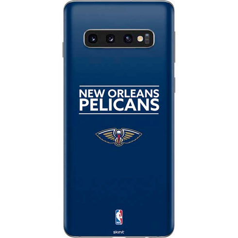 NBA New Orleans Pelicans Standard - Blue Galaxy S10 Skin