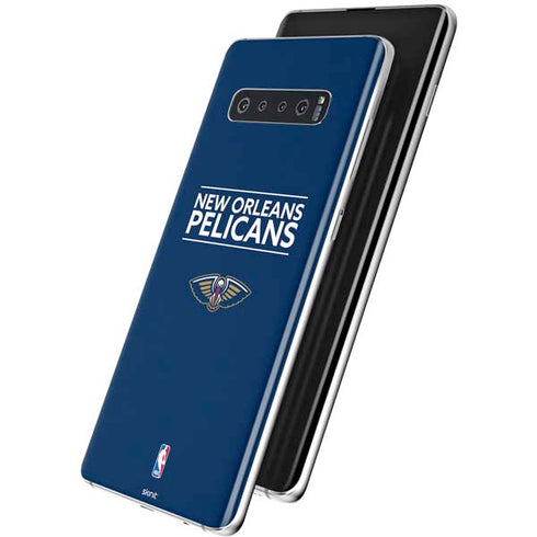 NBA New Orleans Pelicans Standard - Blue Galaxy S10 Skin