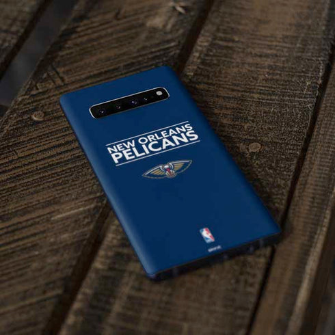 NBA New Orleans Pelicans Standard - Blue Galaxy S10 Skin