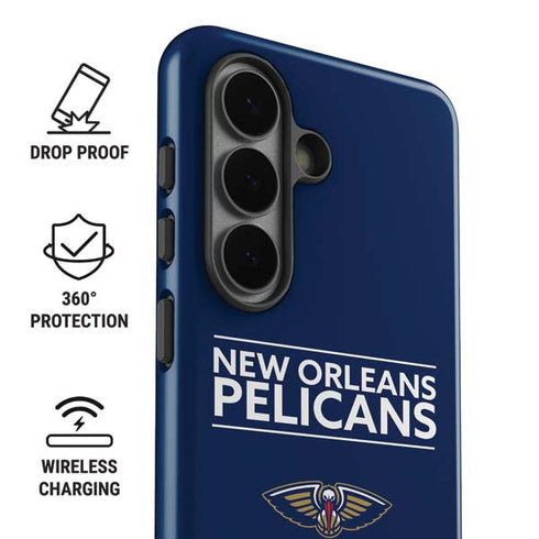 NBA New Orleans Pelicans Standard - Blue Galaxy S26 Impact Case