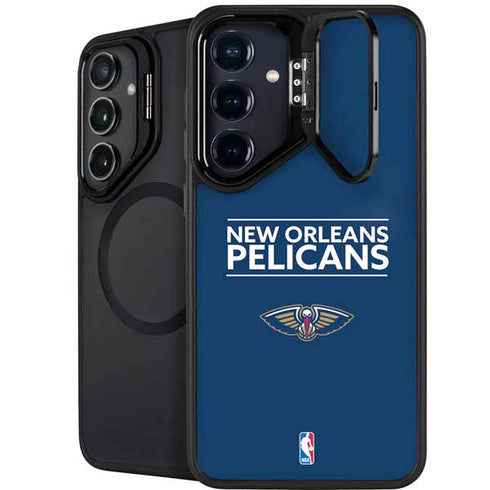 NBA New Orleans Pelicans Standard - Blue Galaxy S26 Kickstand Case