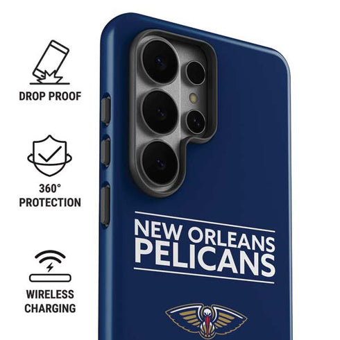 NBA New Orleans Pelicans Standard - Blue Galaxy S26 Ultra Impact Case