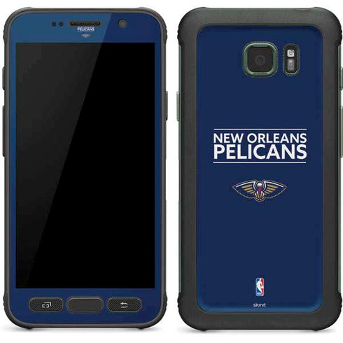 NBA New Orleans Pelicans Standard - Blue Galaxy S7 Active Skin