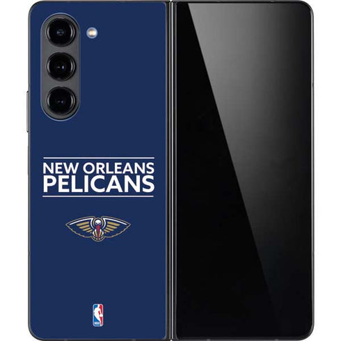 NBA New Orleans Pelicans Standard - Blue Galaxy Z Fold5 5G Skin