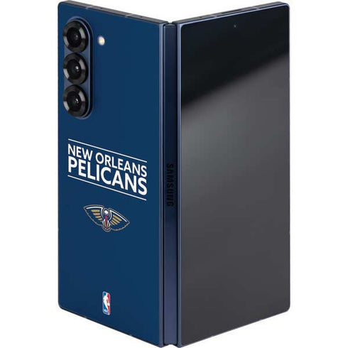 NBA New Orleans Pelicans Standard - Blue Galaxy Z Fold6 Skin