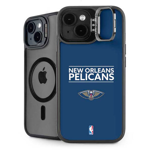 NBA New Orleans Pelicans Standard - Blue iPhone 14 Plus Kickstand Case