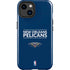 NBA New Orleans Pelicans Standard - Blue iPhone 15 Impact Case