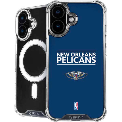 NBA New Orleans Pelicans Standard - Blue iPhone 16 MagSafe Case