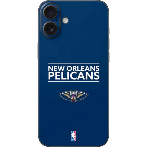 NBA New Orleans Pelicans Standard - Blue iPhone 16 Plus Skin