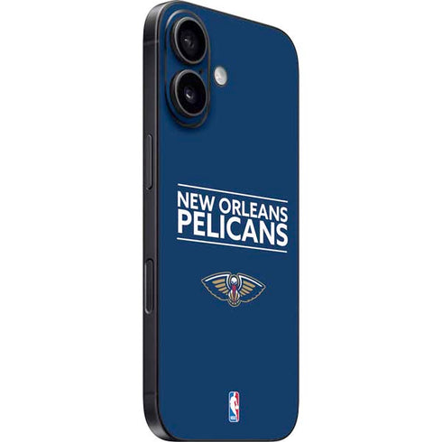 NBA New Orleans Pelicans Standard - Blue iPhone 16 Plus Skin