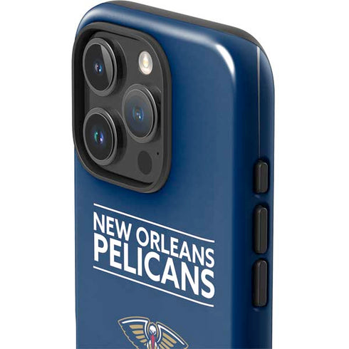 NBA New Orleans Pelicans Standard - Blue iPhone 16 Pro Max Impact Case