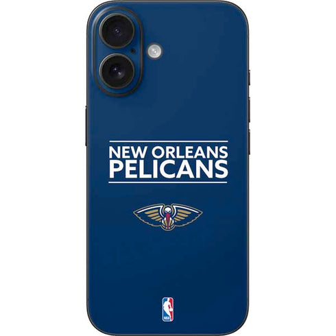 NBA New Orleans Pelicans Standard - Blue iPhone 16 Skin