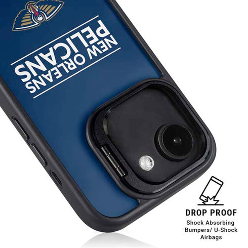 NBA New Orleans Pelicans Standard - Blue iPhone 16e Kickstand Case