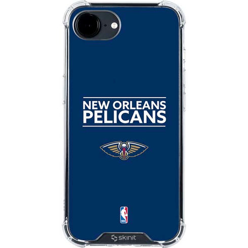 NBA New Orleans Pelicans Standard - Blue iPhone 16e Clear Case