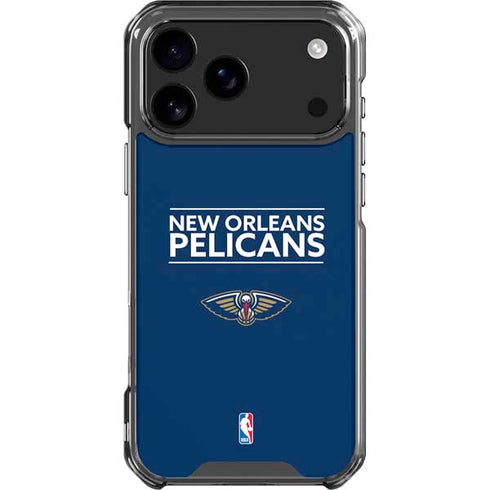NBA New Orleans Pelicans Standard - Blue iPhone 18 Pro Max Clear Case